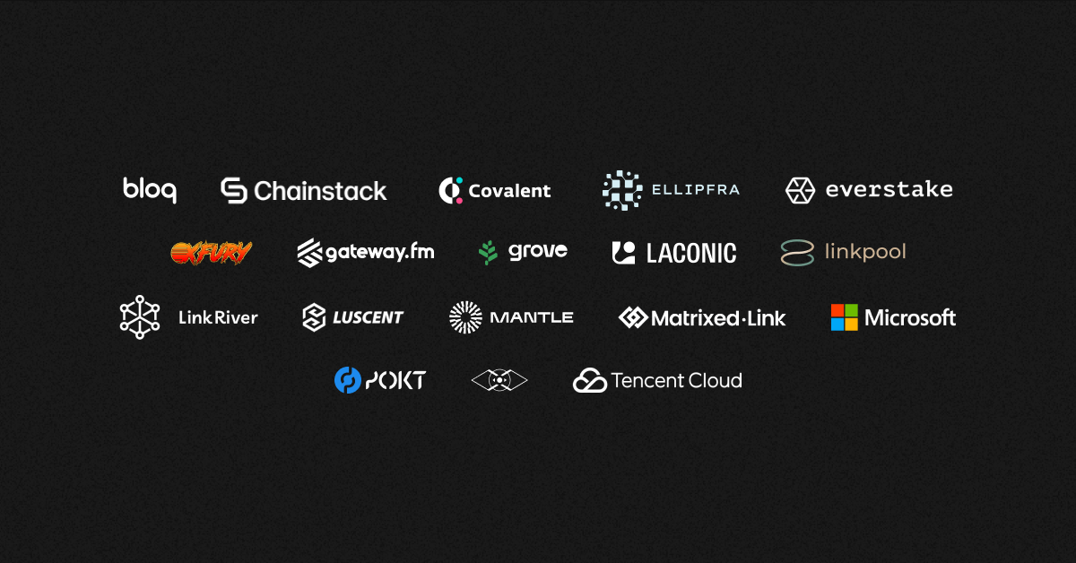 Meet the Decentralized Infrastructure Network Partners: Microsoft, Chainstack, and 16 More