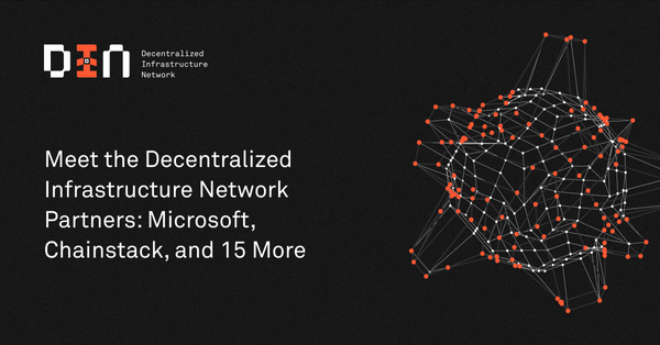 Meet the Decentralized Infrastructure Network Partners: Microsoft, Chainstack, and 16 More